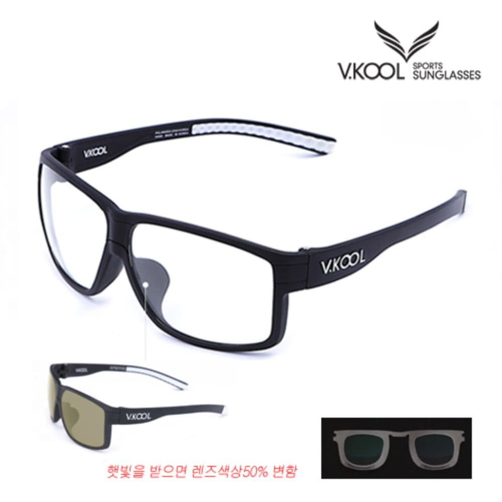 vk-2005 투명 변색렌즈 (도수클립포함)